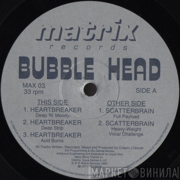 Bubble Head  - Heartbreaker