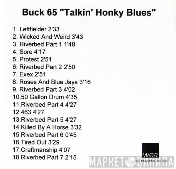 Buck 65 - Talkin' Honky Blues