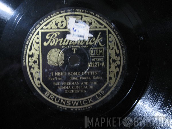 Bud Freeman's Summa Cum Laude Orchestra - I Need Some Pettin' / Tia Juana