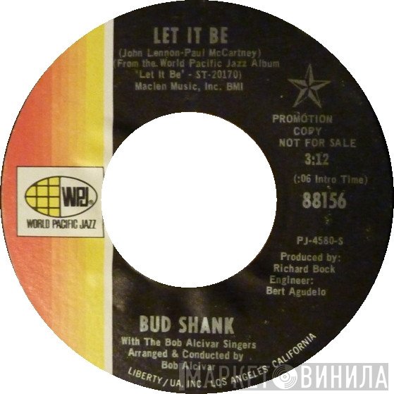 Bud Shank  - Let It Be / Something