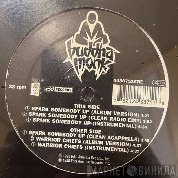 Buddha Monk - Spark Somebody Up / Warrior Chiefs