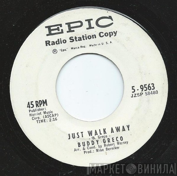 Buddy Greco - Just Walk Away