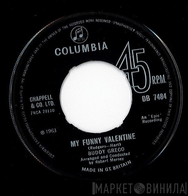 Buddy Greco - My Funny Valentine