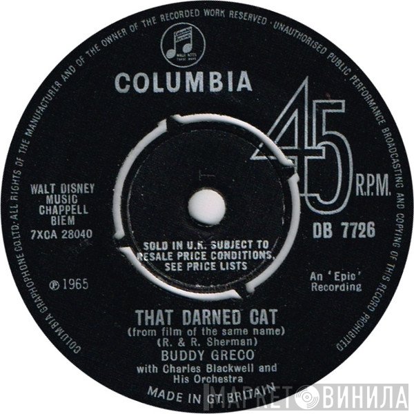 Buddy Greco - That Darned Cat / To Be Or Not To Be In Love