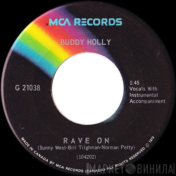 Buddy Holly  - Rave On / Raining In My Heart