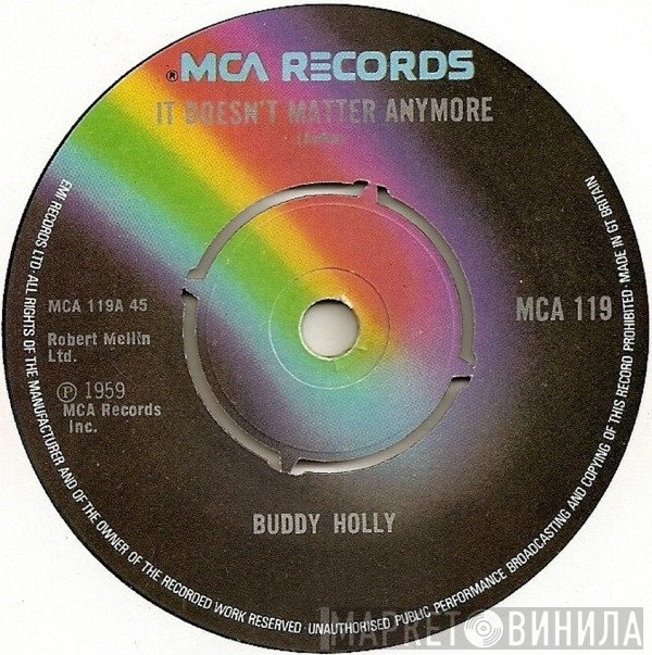 Buddy Holly - It Doesn't Matter Anymore