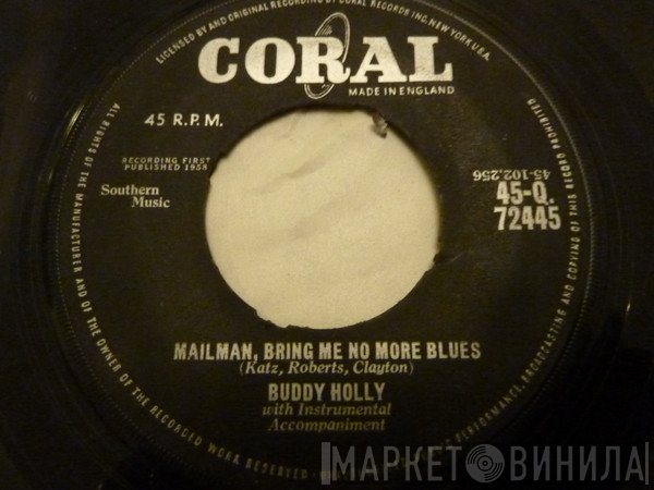 Buddy Holly - Look At Me / Mailman, Bring Me No More Blues