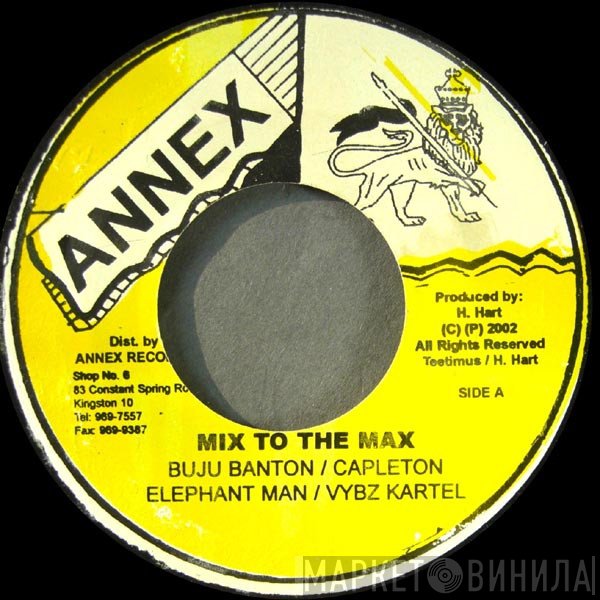 Buju Banton / Capleton / Elephant Man / Vybz Kartel  - Mix To The Max