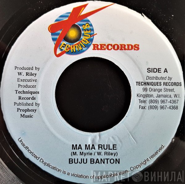 Buju Banton  - Ma Ma Rule