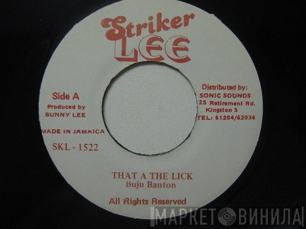 Buju Banton - That A The Lick