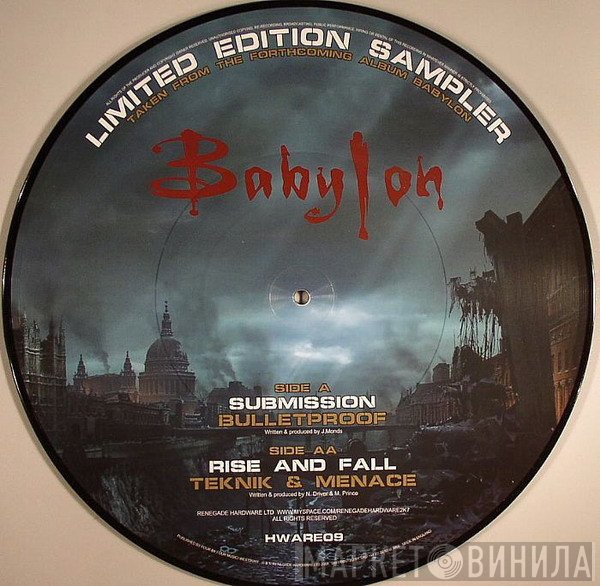 Bulletproof / Teknik & Menace   - Babylon (Limited Edition Sampler)