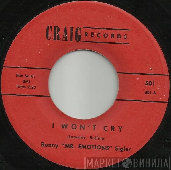 Bunny Sigler - I Won't Cry / Come On Home