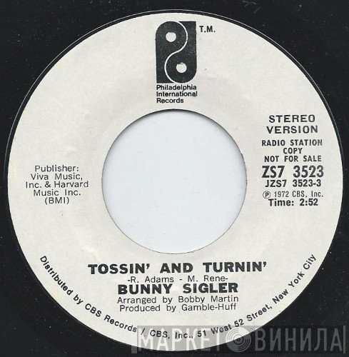Bunny Sigler - Tossin' And Turnin'