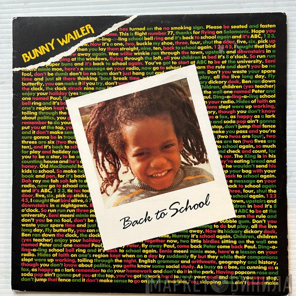 Bunny Wailer  - Back To School