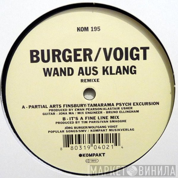 Burger / Voigt - Wand Aus Klang Remixe