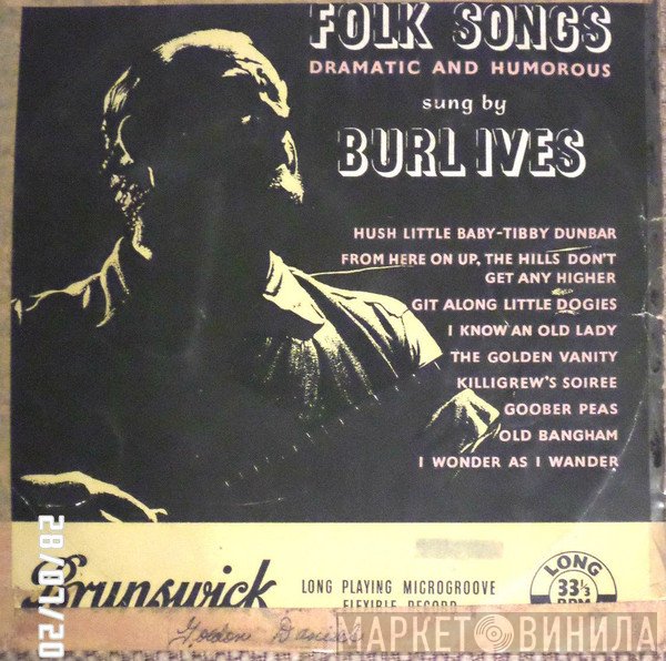 Burl Ives - Folk Songs Dramatic And Humorous