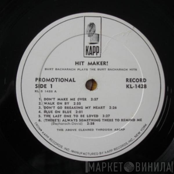 Burt Bacharach  - Hit Maker!