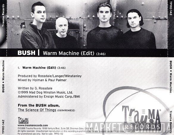 Bush  - Warm Machine