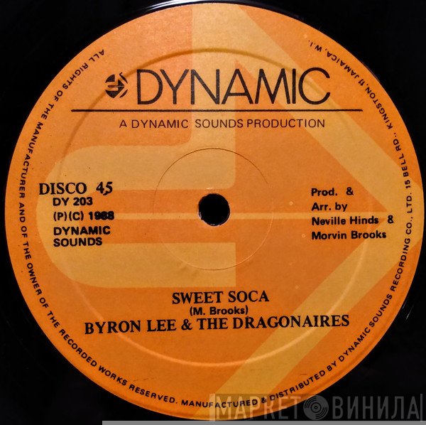 Byron Lee And The Dragonaires Featuring Marvin Brooks  - Sweet Soca
