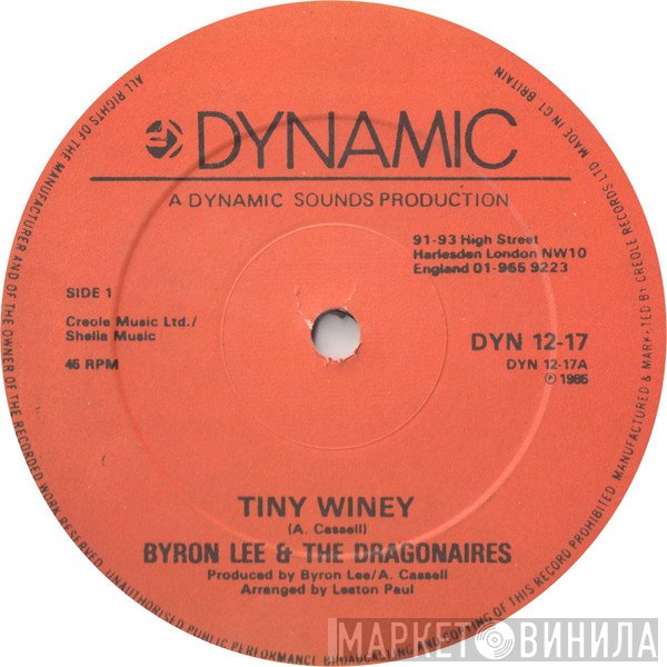 Byron Lee And The Dragonaires - Tiny Winey