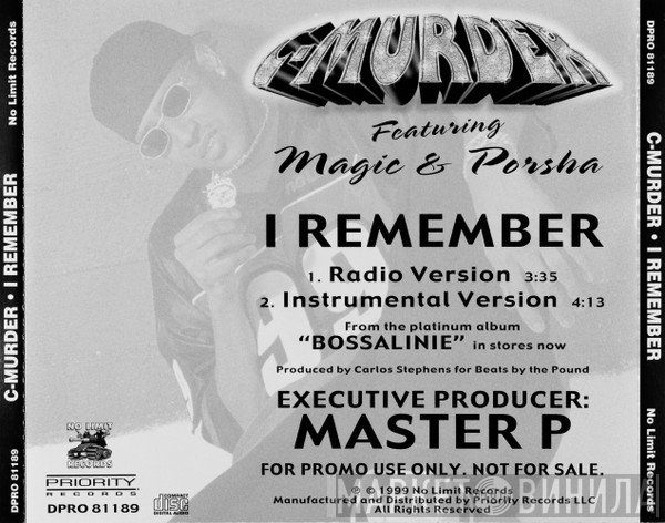 C-Murder Featuring Magic  & Porsha   - I Remember