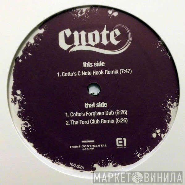 C Note  - Forgive Me