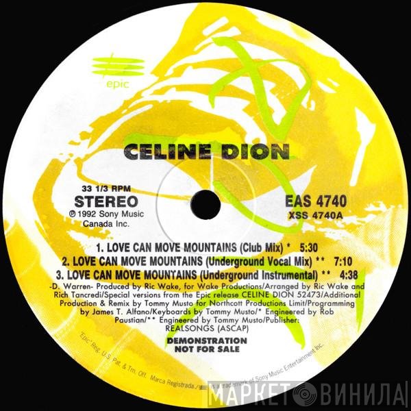 Céline Dion - Love Can Move Mountains
