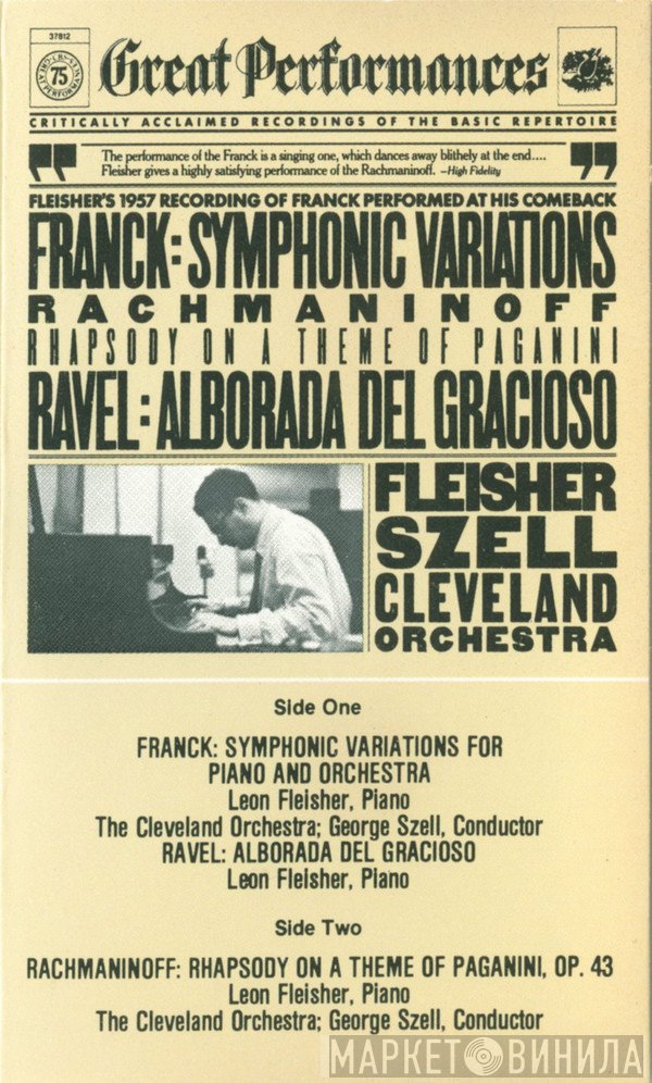 César Franck / Maurice Ravel / Sergei Vasilyevich Rachmaninoff / Leon Fleisher, George Szell, The Cleveland Orchestra  - Franck: Symphonic Variations / Rachmaninoff: Rhapsody On Paganini
