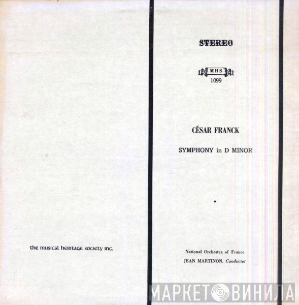 César Franck — Orchestre National De France - Jean Martinon  - Symphony In D Minor