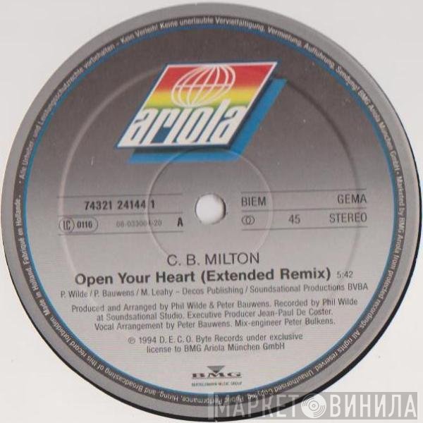 CB Milton - Open Your Heart