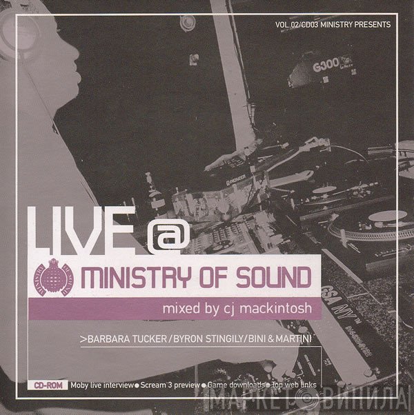CJ Mackintosh - Ministry Presents Live @ Ministry Of Sound