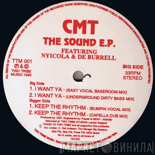 CMT , Nyicola, De Burrell - The Sound E.P.