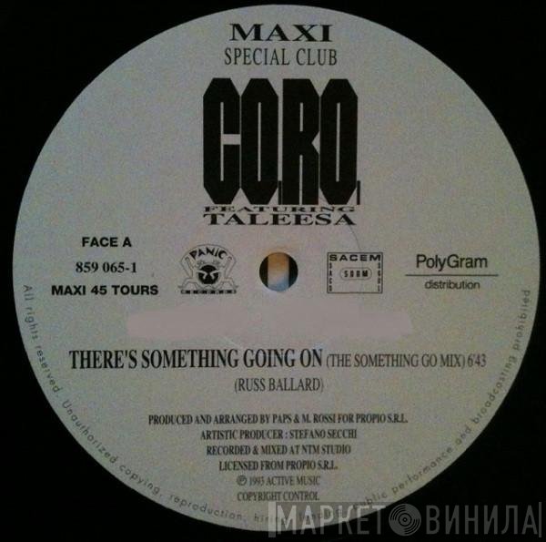 CO.RO. Featuring Taleesa  - There's Something Going On