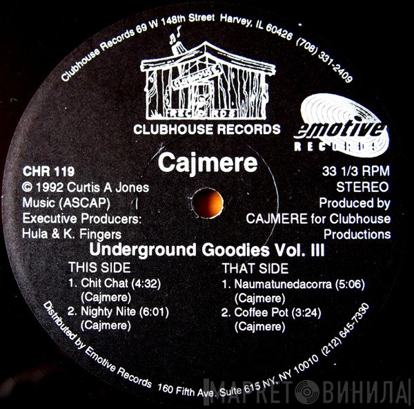 Cajmere - Underground Goodies Vol. III