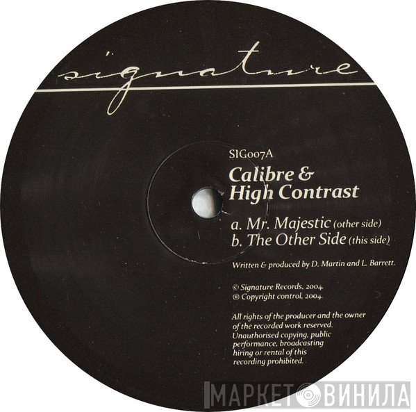 Calibre, High Contrast - Mr. Majestic / The Other Side