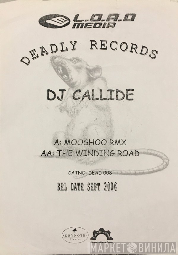 Callide - Mooshoo (Remix) / The Winding Road