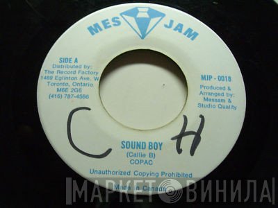 Callie B - Sound Boy