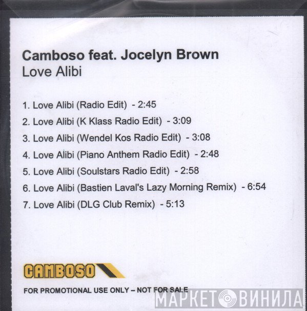 Camboso Feat. Jocelyn Brown  - Love Alibi