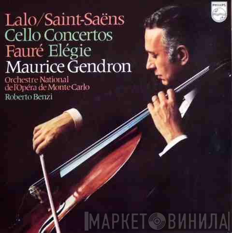 Camille Saint-Saëns, Gabriel Fauré, Roberto Benzi, Orchestre National De L'Opéra De Monte-Carlo, Édouard Lalo, Maurice Gendron - Cello Concertos / Elegie