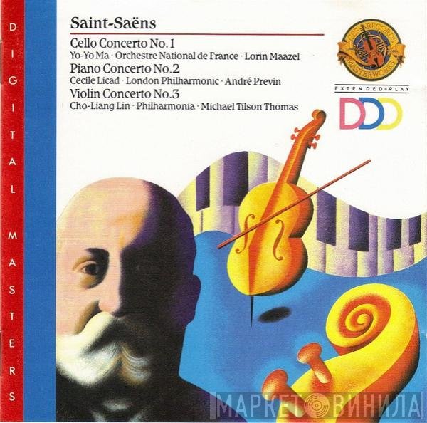Camille Saint-Saëns - Yo-Yo Ma, Cecile Licad, Cho-Liang Lin  - Concertos