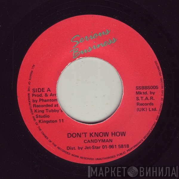 Candy Man - Don't Know How