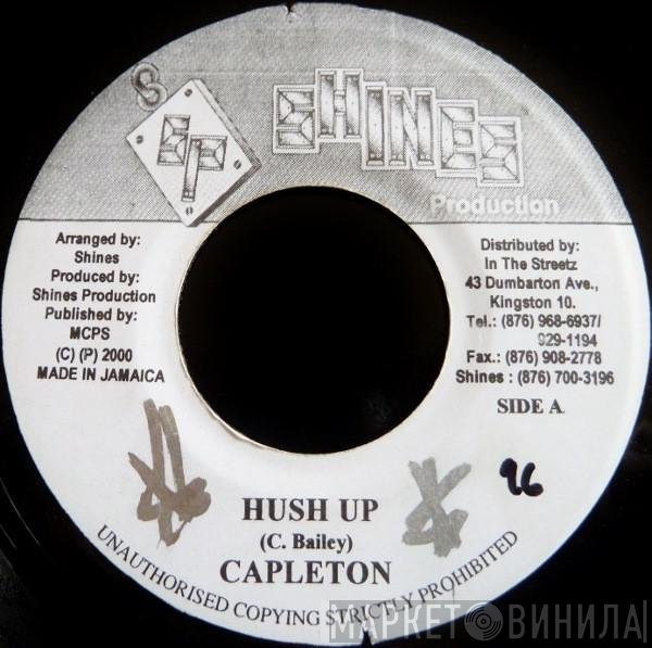 Capleton / Jah Thunder  - Hush Up / Stop Perplex