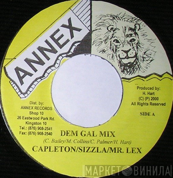 Capleton / Sizzla / Mr. Lexx  - Dem Gal Mix