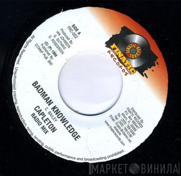 Capleton  - Badman Knowledge