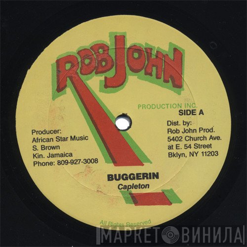 Capleton  - Buggerin