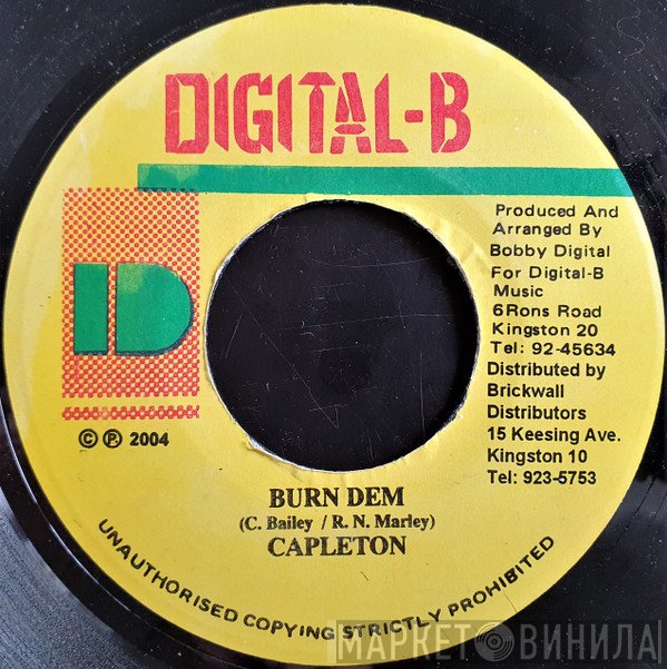 Capleton  - Burn Dem