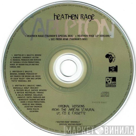 Capleton  - Heathen Rage