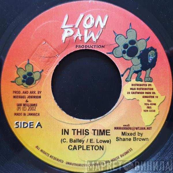 Capleton  - In This Time