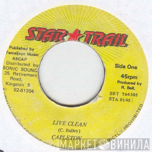 Capleton  - Live Clean