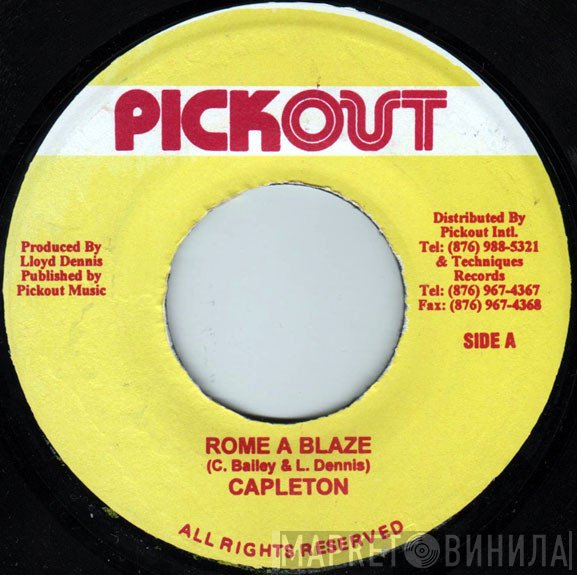 Capleton  - Rome A Blaze